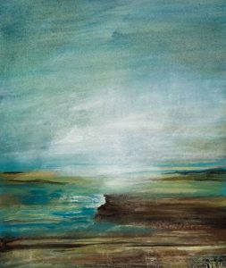Felsen am Meer / 60x50 cm