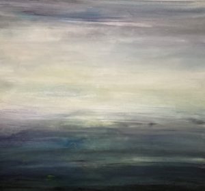 himmlische Schönheit / 110x110 cm
