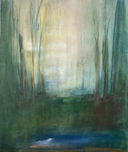 Licht im Dunkel / 60x50cm