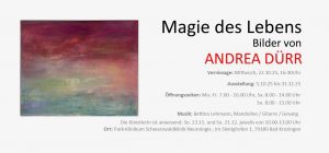 Flyer Ausstellung MAGIE DES LEBENS