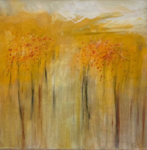 verspielte Leichtigkeit / 60x60cm