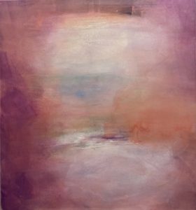 Ausblick am Morgen / 85x90cm
