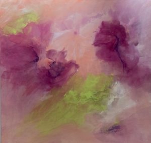 Frühlingswonne / 120x115 cm